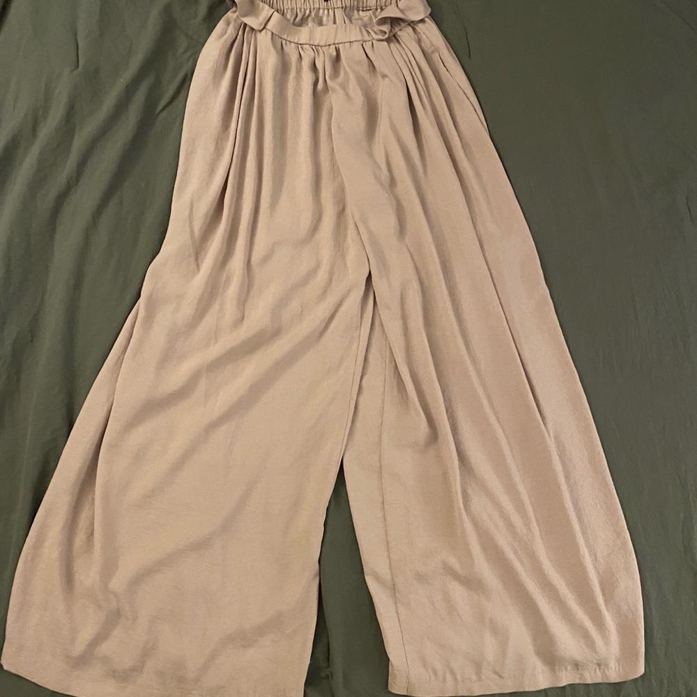 Zara Medium Beige Loose Pants